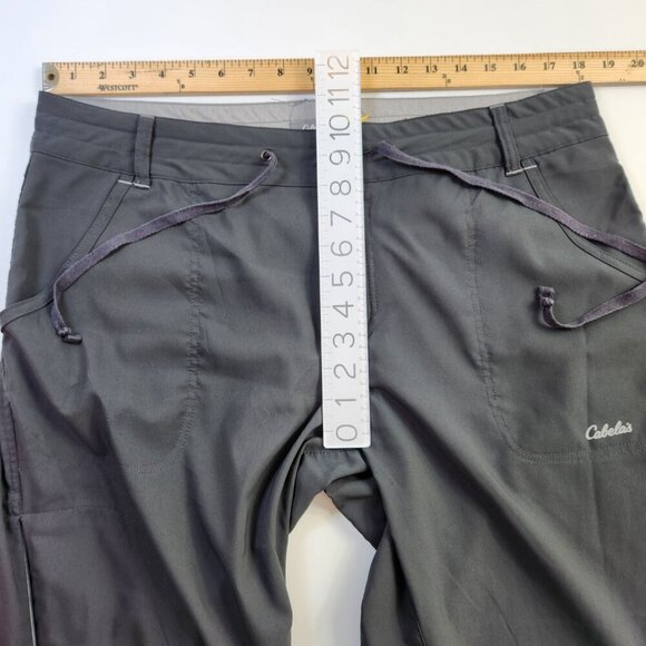 Cabela's XPG Women's Cool Phase Black Grey Size 14 Convertible Pants Gorpcore - Picture 14 of 15